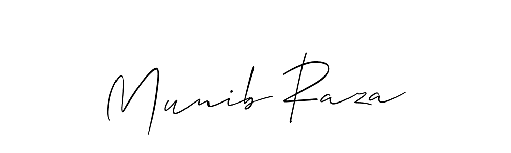 How to Draw Munib Raza signature style? Allison_Script is a latest design signature styles for name Munib Raza. Munib Raza signature style 2 images and pictures png