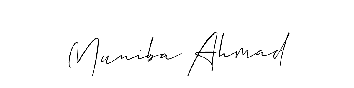 You can use this online signature creator to create a handwritten signature for the name Muniba Ahmad. This is the best online autograph maker. Muniba Ahmad signature style 2 images and pictures png