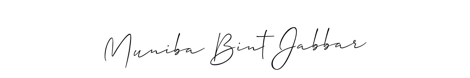 Once you've used our free online signature maker to create your best signature Allison_Script style, it's time to enjoy all of the benefits that Muniba Bint Jabbar name signing documents. Muniba Bint Jabbar signature style 2 images and pictures png
