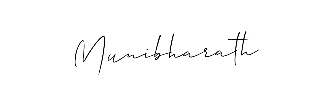 It looks lik you need a new signature style for name Munibharath. Design unique handwritten (Allison_Script) signature with our free signature maker in just a few clicks. Munibharath signature style 2 images and pictures png