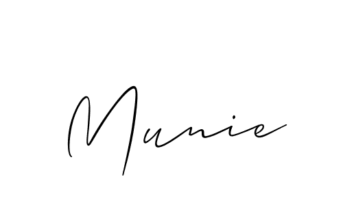 Once you've used our free online signature maker to create your best signature Allison_Script style, it's time to enjoy all of the benefits that Munie name signing documents. Munie signature style 2 images and pictures png