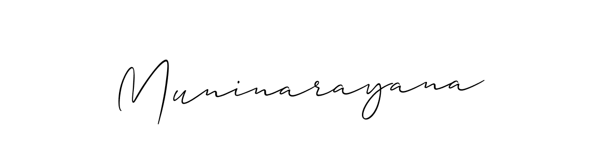 Also You can easily find your signature by using the search form. We will create Muninarayana name handwritten signature images for you free of cost using Allison_Script sign style. Muninarayana signature style 2 images and pictures png