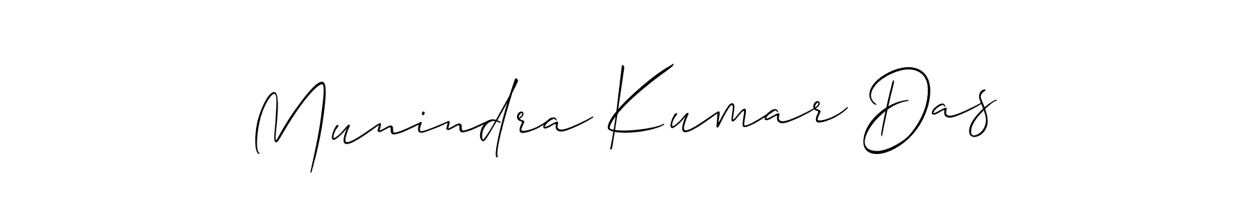 It looks lik you need a new signature style for name Munindra Kumar Das. Design unique handwritten (Allison_Script) signature with our free signature maker in just a few clicks. Munindra Kumar Das signature style 2 images and pictures png
