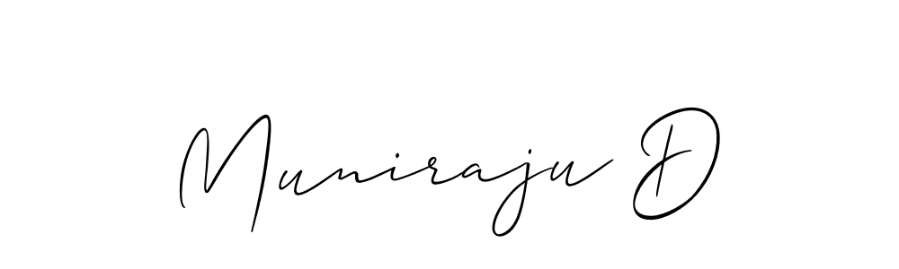 Muniraju D stylish signature style. Best Handwritten Sign (Allison_Script) for my name. Handwritten Signature Collection Ideas for my name Muniraju D. Muniraju D signature style 2 images and pictures png
