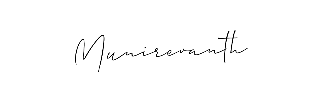 Similarly Allison_Script is the best handwritten signature design. Signature creator online .You can use it as an online autograph creator for name Munirevanth. Munirevanth signature style 2 images and pictures png
