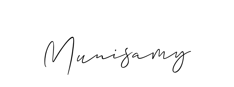 You can use this online signature creator to create a handwritten signature for the name Munisamy. This is the best online autograph maker. Munisamy signature style 2 images and pictures png