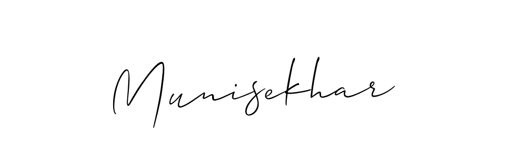 Also we have Munisekhar name is the best signature style. Create professional handwritten signature collection using Allison_Script autograph style. Munisekhar signature style 2 images and pictures png