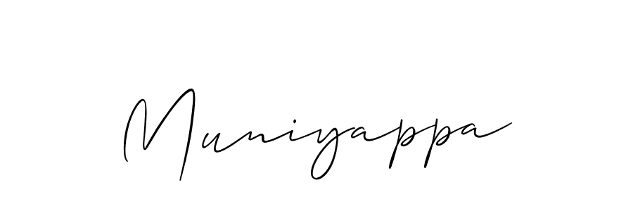 You should practise on your own different ways (Allison_Script) to write your name (Muniyappa) in signature. don't let someone else do it for you. Muniyappa signature style 2 images and pictures png