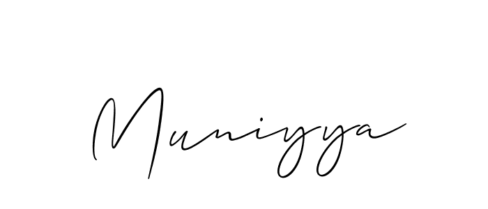 Once you've used our free online signature maker to create your best signature Allison_Script style, it's time to enjoy all of the benefits that Muniyya name signing documents. Muniyya signature style 2 images and pictures png