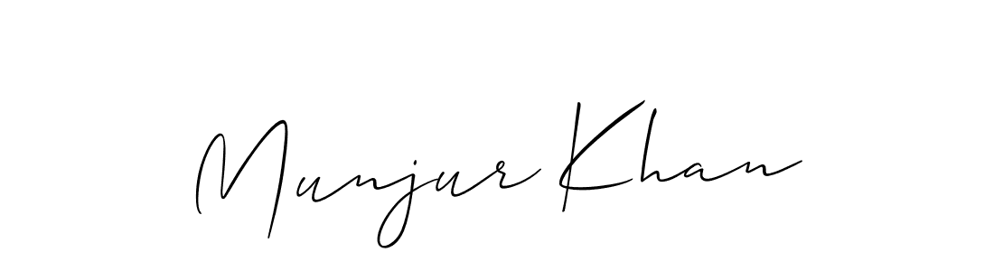 Make a beautiful signature design for name Munjur Khan. Use this online signature maker to create a handwritten signature for free. Munjur Khan signature style 2 images and pictures png