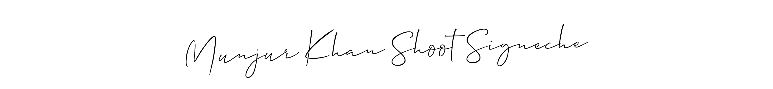 Check out images of Autograph of Munjur Khan Shoot Signeche name. Actor Munjur Khan Shoot Signeche Signature Style. Allison_Script is a professional sign style online. Munjur Khan Shoot Signeche signature style 2 images and pictures png