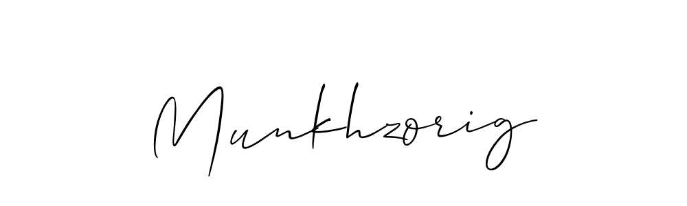 It looks lik you need a new signature style for name Munkhzorig. Design unique handwritten (Allison_Script) signature with our free signature maker in just a few clicks. Munkhzorig signature style 2 images and pictures png