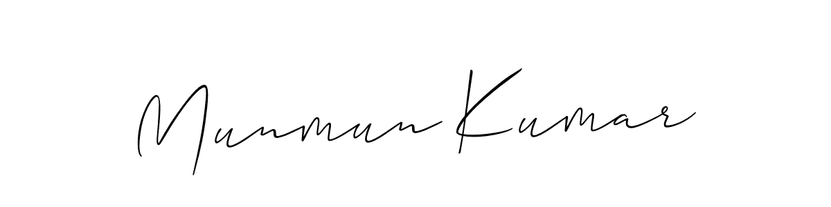 if you are searching for the best signature style for your name Munmun Kumar. so please give up your signature search. here we have designed multiple signature styles  using Allison_Script. Munmun Kumar signature style 2 images and pictures png