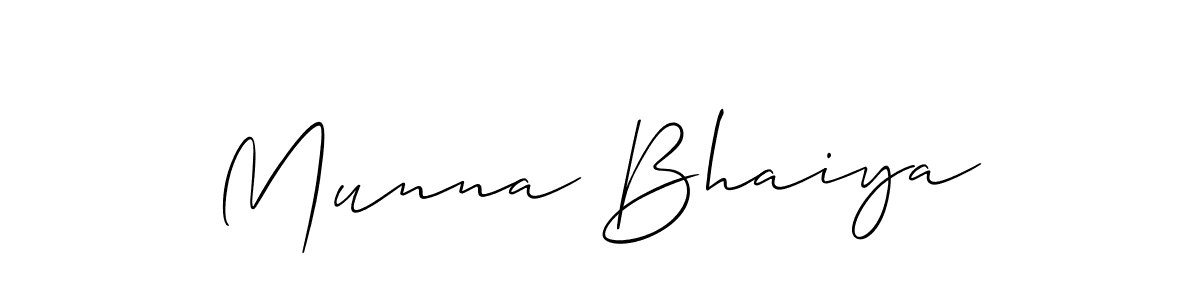 It looks lik you need a new signature style for name Munna Bhaiya. Design unique handwritten (Allison_Script) signature with our free signature maker in just a few clicks. Munna Bhaiya signature style 2 images and pictures png