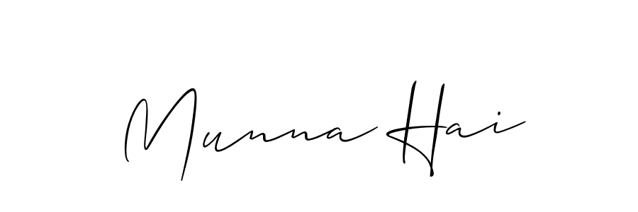 Make a beautiful signature design for name Munna Hai. Use this online signature maker to create a handwritten signature for free. Munna Hai signature style 2 images and pictures png