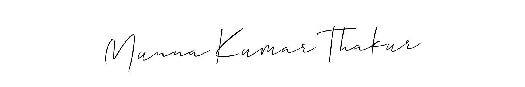 if you are searching for the best signature style for your name Munna Kumar Thakur. so please give up your signature search. here we have designed multiple signature styles  using Allison_Script. Munna Kumar Thakur signature style 2 images and pictures png