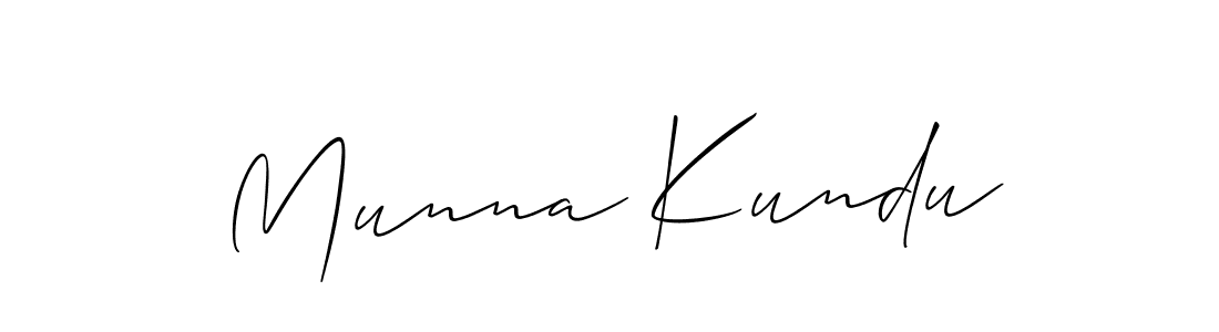 Once you've used our free online signature maker to create your best signature Allison_Script style, it's time to enjoy all of the benefits that Munna Kundu name signing documents. Munna Kundu signature style 2 images and pictures png