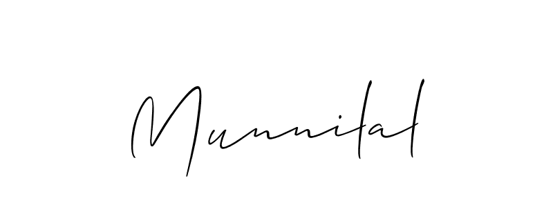 It looks lik you need a new signature style for name Munnilal. Design unique handwritten (Allison_Script) signature with our free signature maker in just a few clicks. Munnilal signature style 2 images and pictures png