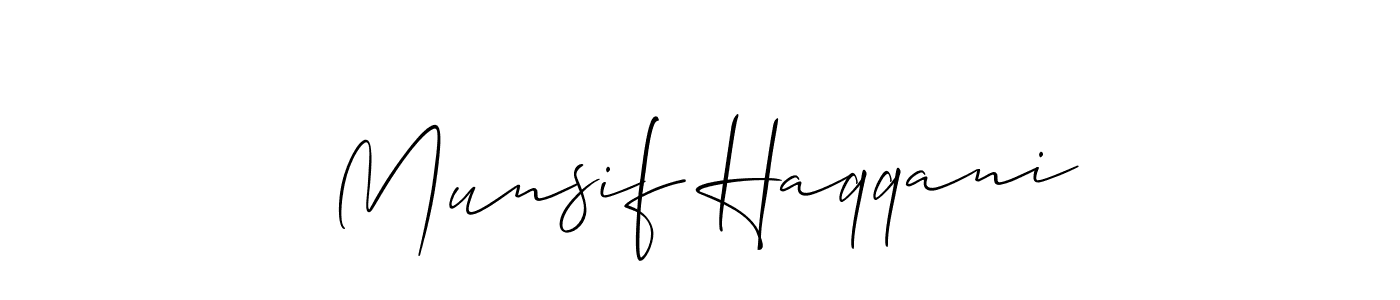 Make a beautiful signature design for name Munsif Haqqani. Use this online signature maker to create a handwritten signature for free. Munsif Haqqani signature style 2 images and pictures png