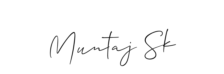 Best and Professional Signature Style for Muntaj Sk. Allison_Script Best Signature Style Collection. Muntaj Sk signature style 2 images and pictures png