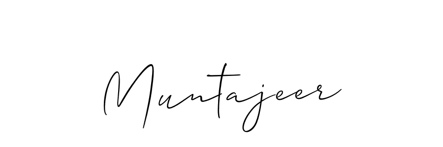 This is the best signature style for the Muntajeer name. Also you like these signature font (Allison_Script). Mix name signature. Muntajeer signature style 2 images and pictures png