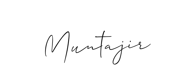 Best and Professional Signature Style for Muntajir. Allison_Script Best Signature Style Collection. Muntajir signature style 2 images and pictures png