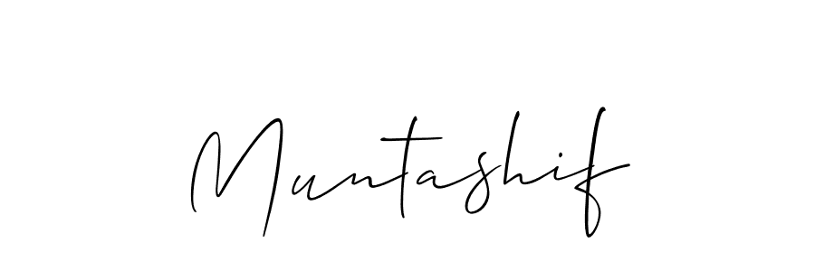 You should practise on your own different ways (Allison_Script) to write your name (Muntashif) in signature. don't let someone else do it for you. Muntashif signature style 2 images and pictures png