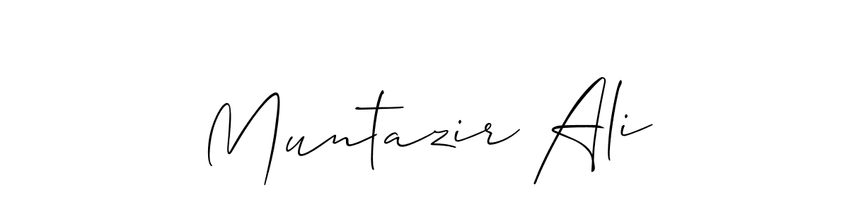 Muntazir Ali stylish signature style. Best Handwritten Sign (Allison_Script) for my name. Handwritten Signature Collection Ideas for my name Muntazir Ali. Muntazir Ali signature style 2 images and pictures png