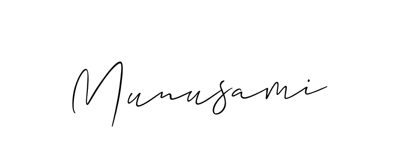 You should practise on your own different ways (Allison_Script) to write your name (Munusami) in signature. don't let someone else do it for you. Munusami signature style 2 images and pictures png