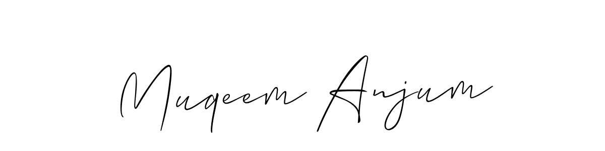 How to Draw Muqeem Anjum signature style? Allison_Script is a latest design signature styles for name Muqeem Anjum. Muqeem Anjum signature style 2 images and pictures png