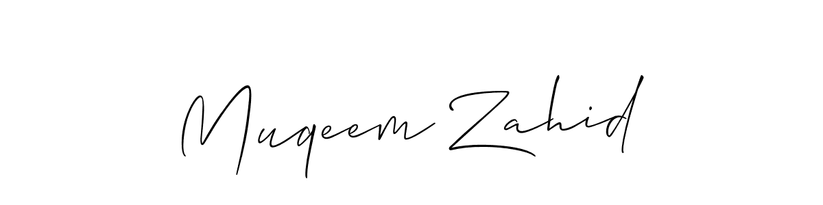 Make a beautiful signature design for name Muqeem Zahid. Use this online signature maker to create a handwritten signature for free. Muqeem Zahid signature style 2 images and pictures png