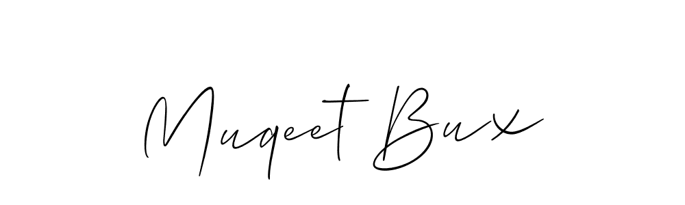 Make a beautiful signature design for name Muqeet Bux. Use this online signature maker to create a handwritten signature for free. Muqeet Bux signature style 2 images and pictures png