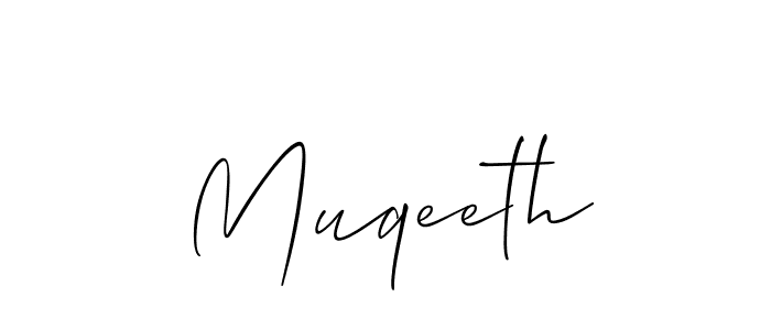 Best and Professional Signature Style for Muqeeth. Allison_Script Best Signature Style Collection. Muqeeth signature style 2 images and pictures png
