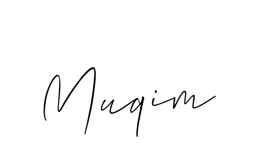 Also You can easily find your signature by using the search form. We will create Muqim name handwritten signature images for you free of cost using Allison_Script sign style. Muqim signature style 2 images and pictures png