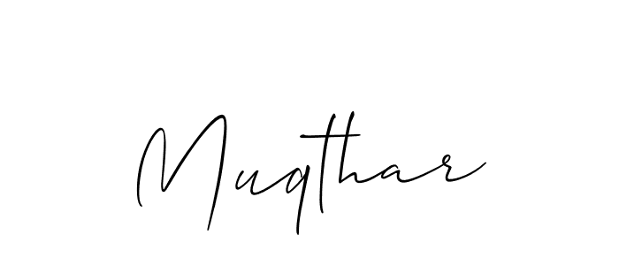 if you are searching for the best signature style for your name Muqthar. so please give up your signature search. here we have designed multiple signature styles  using Allison_Script. Muqthar signature style 2 images and pictures png