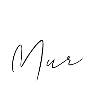 if you are searching for the best signature style for your name Mur. so please give up your signature search. here we have designed multiple signature styles  using Allison_Script. Mur signature style 2 images and pictures png