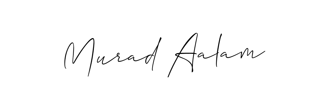 Also You can easily find your signature by using the search form. We will create Murad Aalam name handwritten signature images for you free of cost using Allison_Script sign style. Murad Aalam signature style 2 images and pictures png