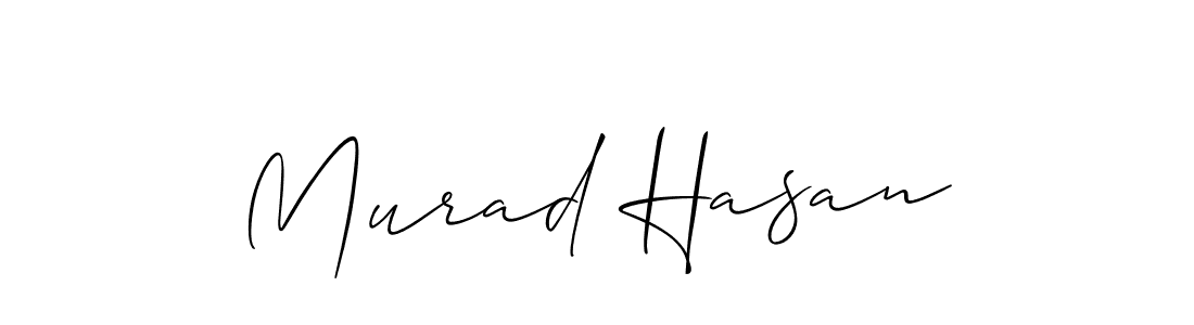 Design your own signature with our free online signature maker. With this signature software, you can create a handwritten (Allison_Script) signature for name Murad Hasan. Murad Hasan signature style 2 images and pictures png