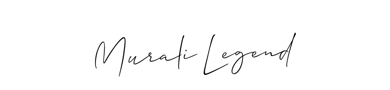 Check out images of Autograph of Murali Legend name. Actor Murali Legend Signature Style. Allison_Script is a professional sign style online. Murali Legend signature style 2 images and pictures png