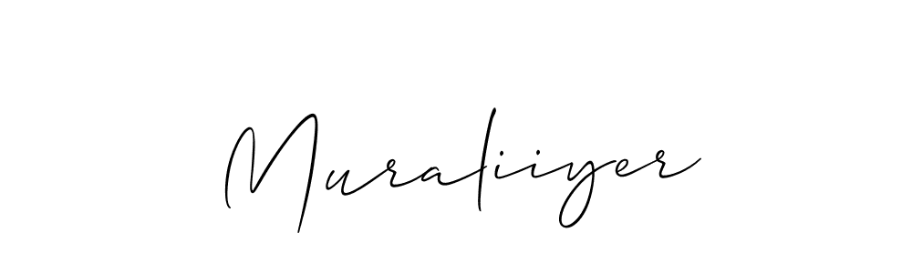 Once you've used our free online signature maker to create your best signature Allison_Script style, it's time to enjoy all of the benefits that Muraliiyer name signing documents. Muraliiyer signature style 2 images and pictures png