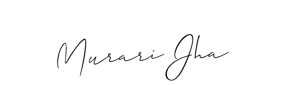 Also You can easily find your signature by using the search form. We will create Murari Jha name handwritten signature images for you free of cost using Allison_Script sign style. Murari Jha signature style 2 images and pictures png