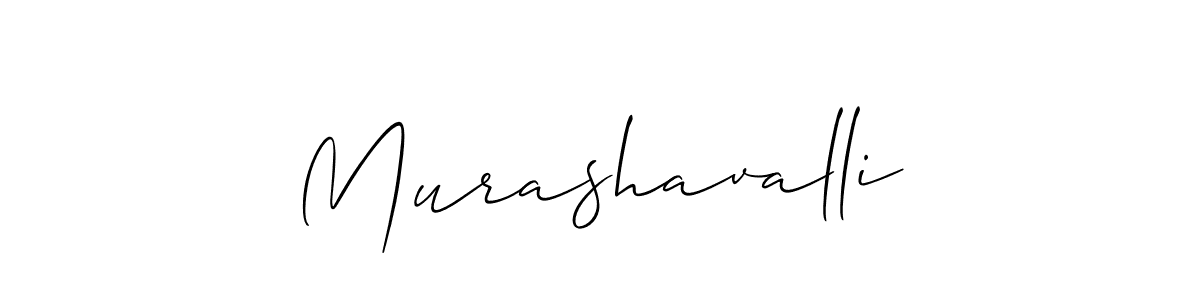 Make a beautiful signature design for name Murashavalli. With this signature (Allison_Script) style, you can create a handwritten signature for free. Murashavalli signature style 2 images and pictures png