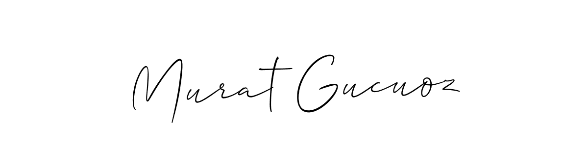 Also You can easily find your signature by using the search form. We will create Murat Gucuoz name handwritten signature images for you free of cost using Allison_Script sign style. Murat Gucuoz signature style 2 images and pictures png