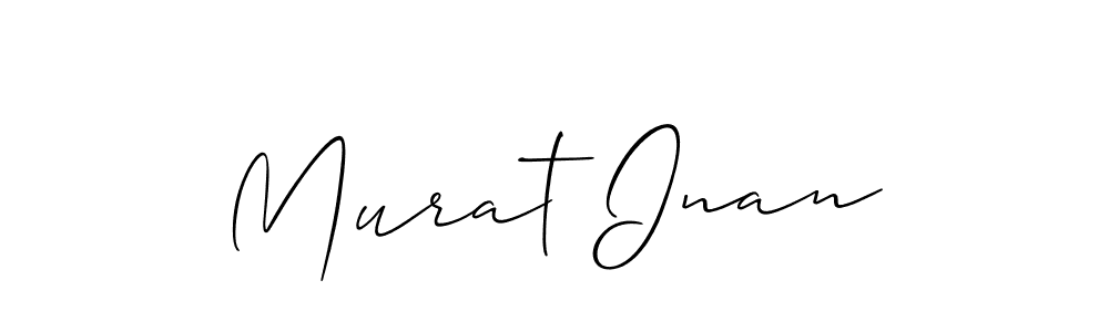 The best way (Allison_Script) to make a short signature is to pick only two or three words in your name. The name Murat Inan include a total of six letters. For converting this name. Murat Inan signature style 2 images and pictures png