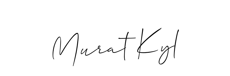 if you are searching for the best signature style for your name Murat Kyl. so please give up your signature search. here we have designed multiple signature styles  using Allison_Script. Murat Kyl signature style 2 images and pictures png