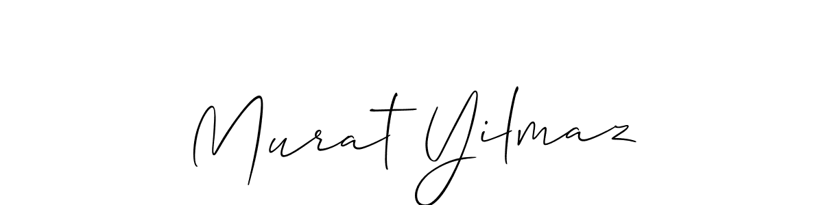 You should practise on your own different ways (Allison_Script) to write your name (Murat Yilmaz) in signature. don't let someone else do it for you. Murat Yilmaz signature style 2 images and pictures png