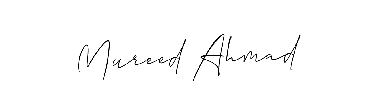 Also You can easily find your signature by using the search form. We will create Mureed Ahmad name handwritten signature images for you free of cost using Allison_Script sign style. Mureed Ahmad signature style 2 images and pictures png
