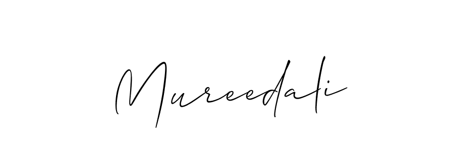 How to make Mureedali signature? Allison_Script is a professional autograph style. Create handwritten signature for Mureedali name. Mureedali signature style 2 images and pictures png