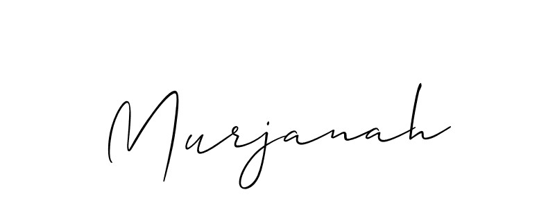 Best and Professional Signature Style for Murjanah. Allison_Script Best Signature Style Collection. Murjanah signature style 2 images and pictures png
