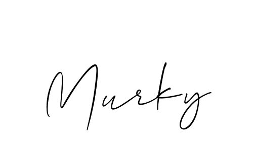 Similarly Allison_Script is the best handwritten signature design. Signature creator online .You can use it as an online autograph creator for name Murky. Murky signature style 2 images and pictures png